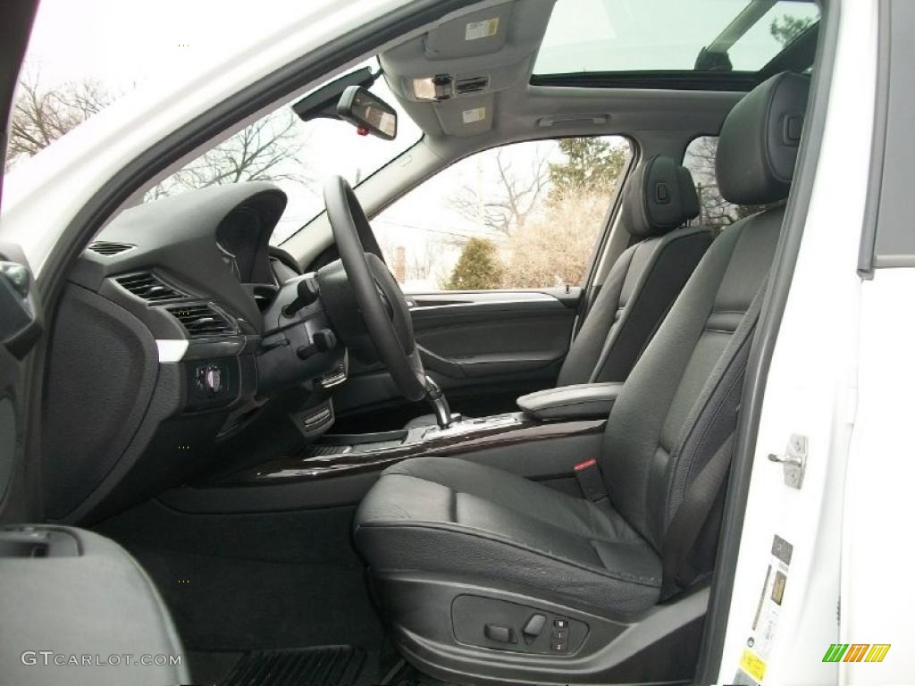 Black Nevada Leather Interior 2010 BMW X5 xDrive30i Photo #45828221