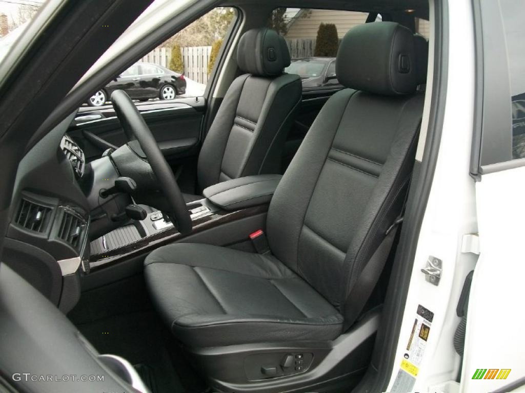 Black Nevada Leather Interior 2010 BMW X5 xDrive30i Photo #45828229