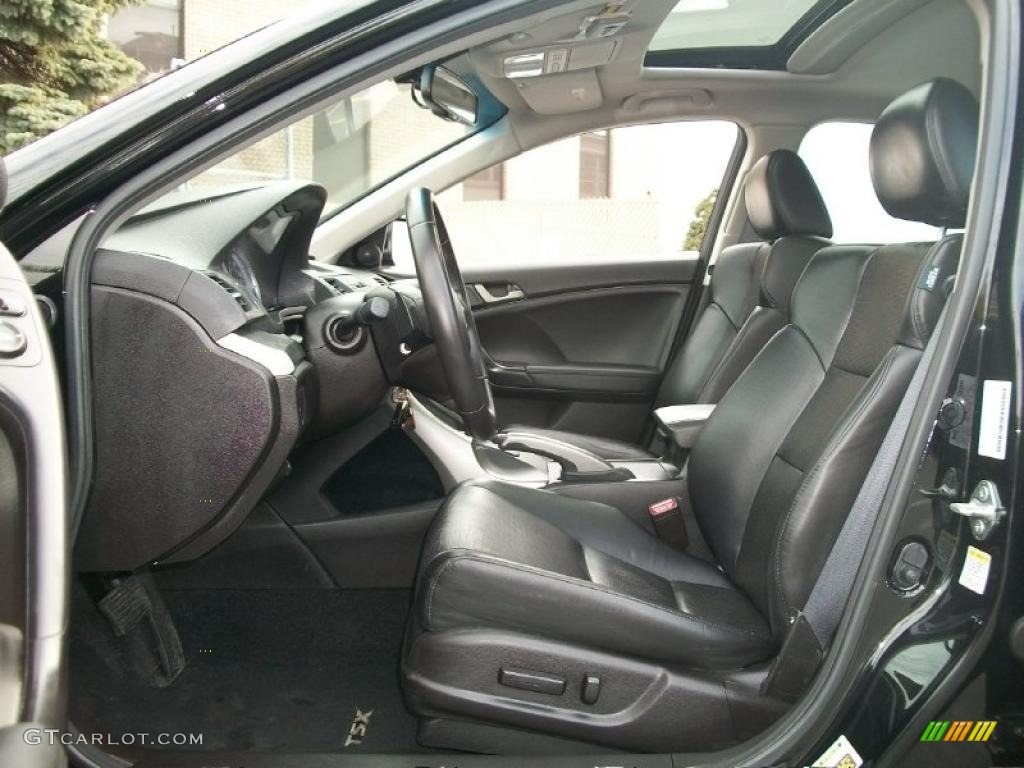 2010 TSX V6 Sedan - Crystal Black Pearl / Ebony photo #12