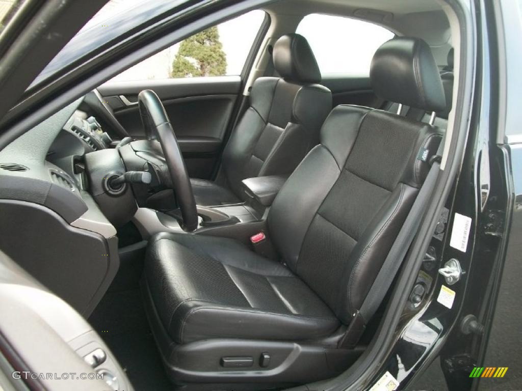 2010 TSX V6 Sedan - Crystal Black Pearl / Ebony photo #13