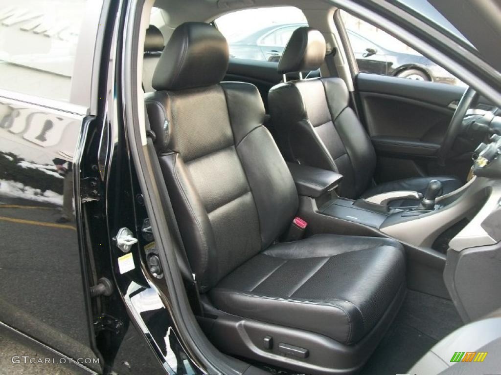 2010 TSX V6 Sedan - Crystal Black Pearl / Ebony photo #29