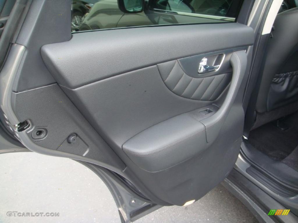 2010 Infiniti FX 35 AWD Graphite Door Panel Photo #45829177