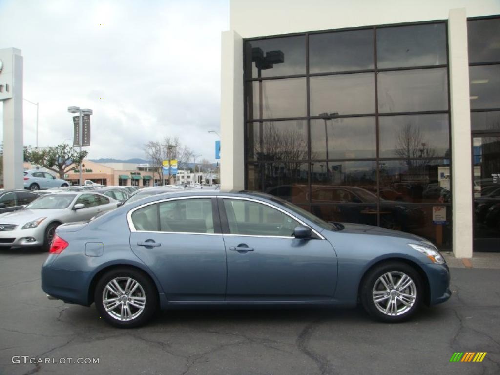 2010 G 37 Journey Sedan - Lakeshore Slate / Stone photo #9