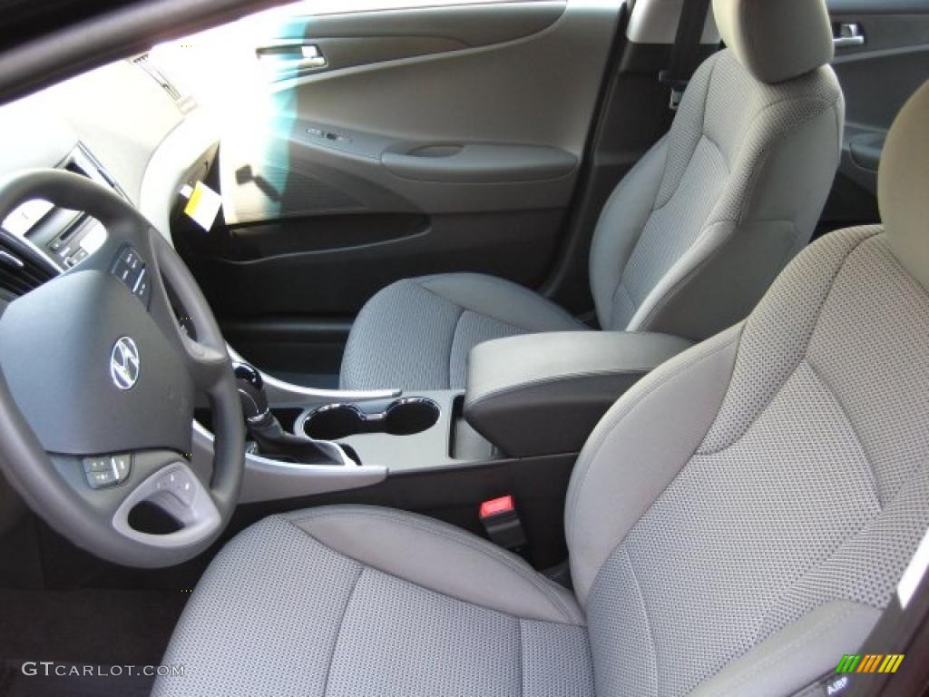 2011 Sonata GLS - Midnight Black / Gray photo #5