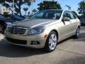 2011 Pearl Beige Metallic Mercedes-Benz C 300 Luxury  photo #1