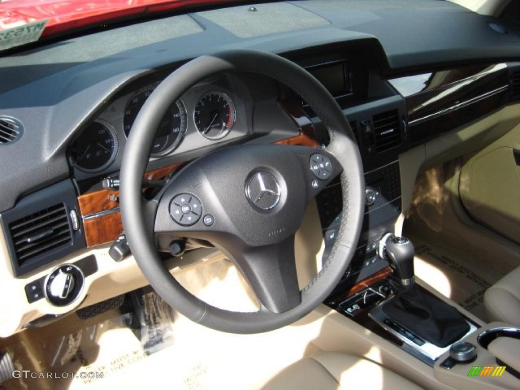 2011 GLK 350 - Mars Red / Almond/Black photo #4