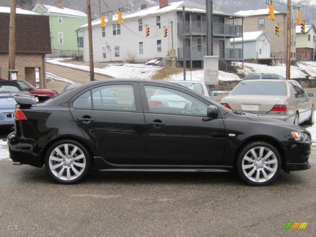 Tarmac Black Pearl 2008 Mitsubishi Lancer GTS Exterior Photo #45830146