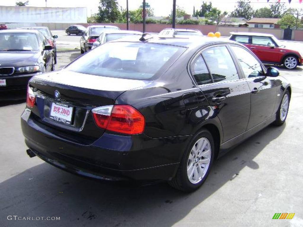 2007 3 Series 328i Sedan - Jet Black / Black photo #3