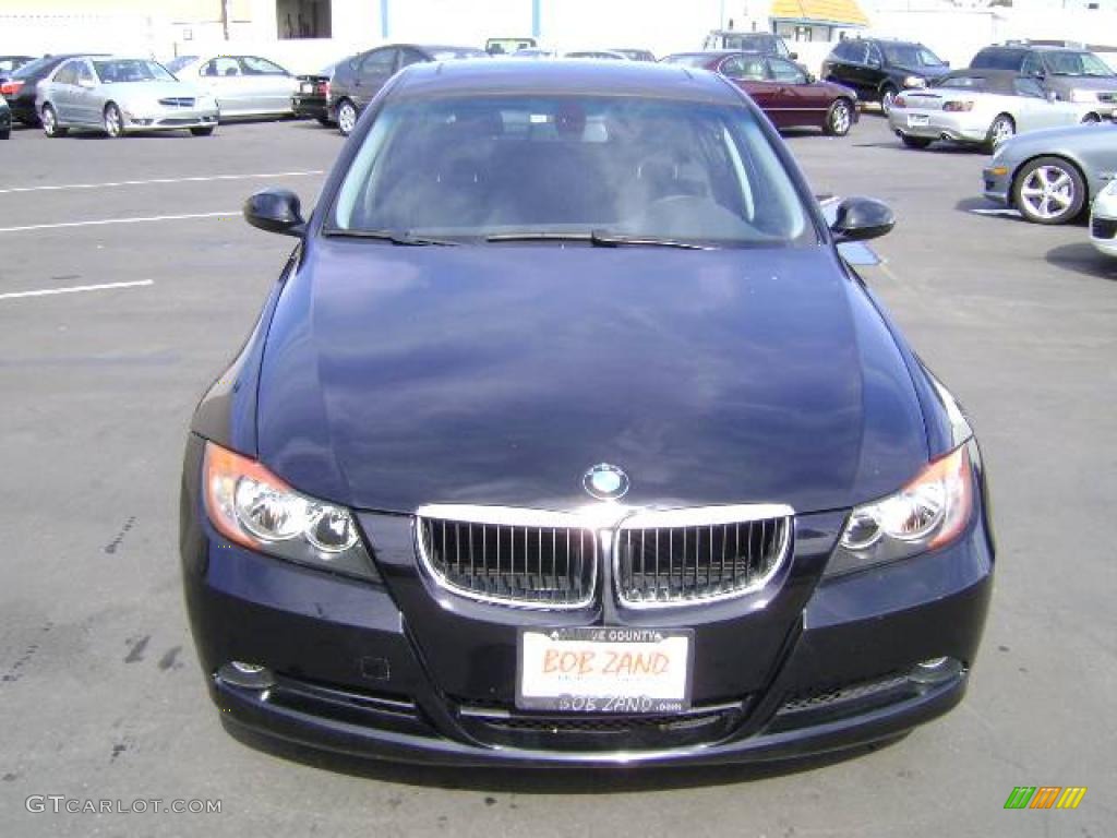 2007 3 Series 328i Sedan - Jet Black / Black photo #6