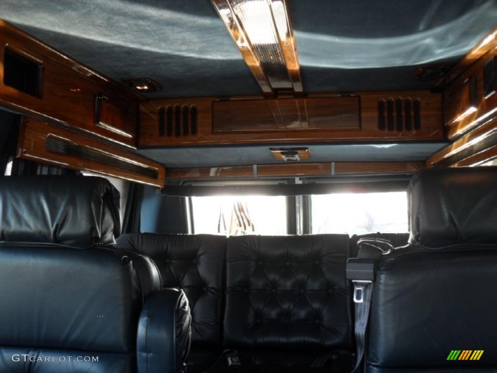 1995 Chevy Van G20 Passenger Conversion - White / Blue photo #13