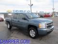 2009 Blue Granite Metallic Chevrolet Silverado 1500 LT Crew Cab 4x4  photo #1