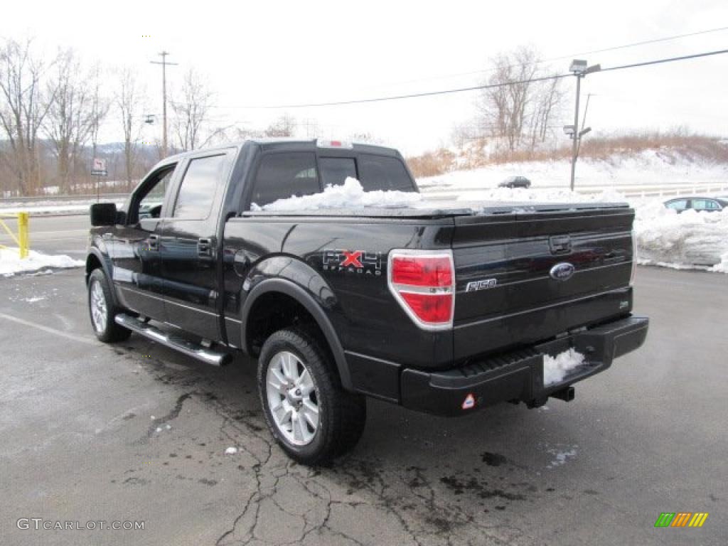 2010 F150 FX4 SuperCrew 4x4 - Tuxedo Black / Black photo #7