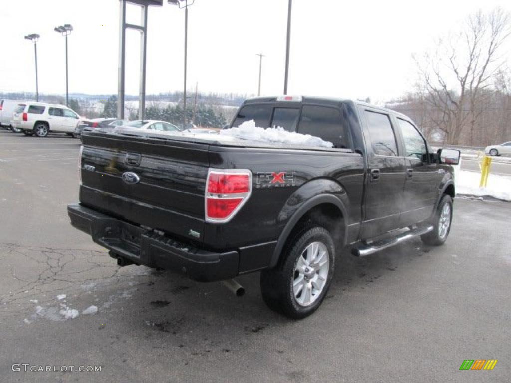 2010 F150 FX4 SuperCrew 4x4 - Tuxedo Black / Black photo #9