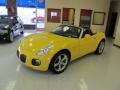 2008 Mean Yellow Pontiac Solstice GXP Roadster  photo #3