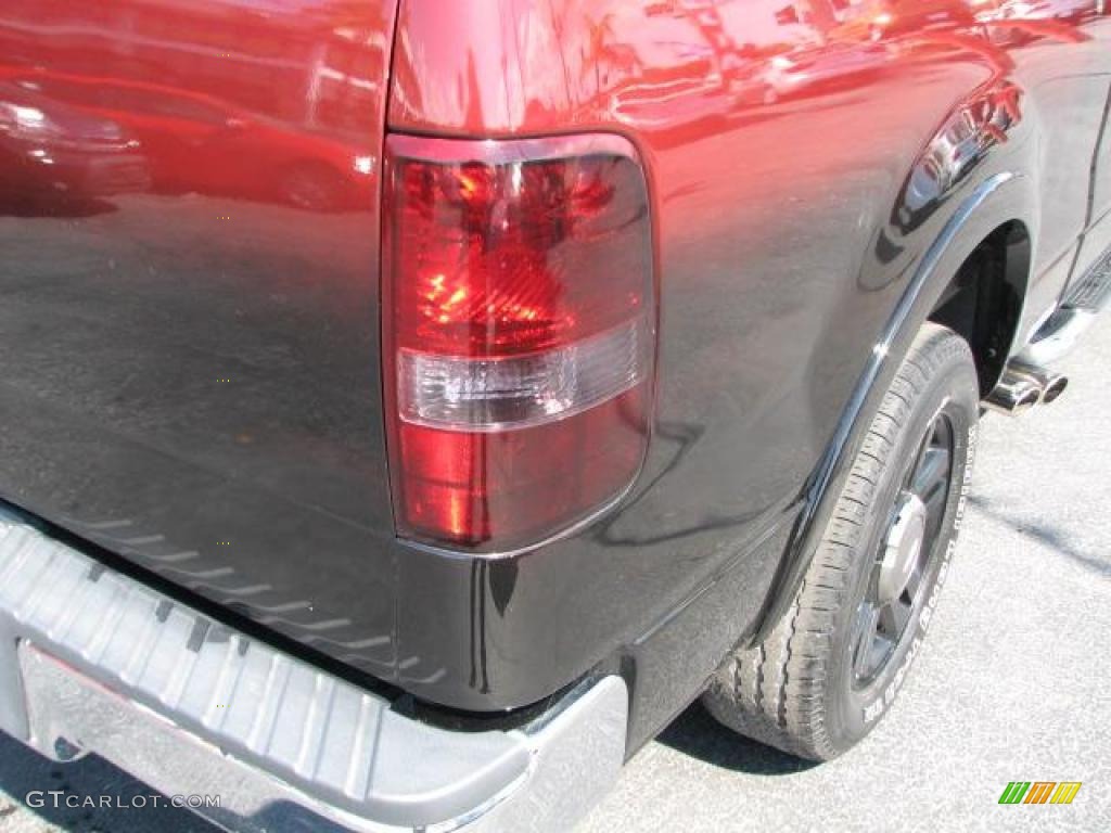 2004 F150 Lariat SuperCab - Black / Black photo #9