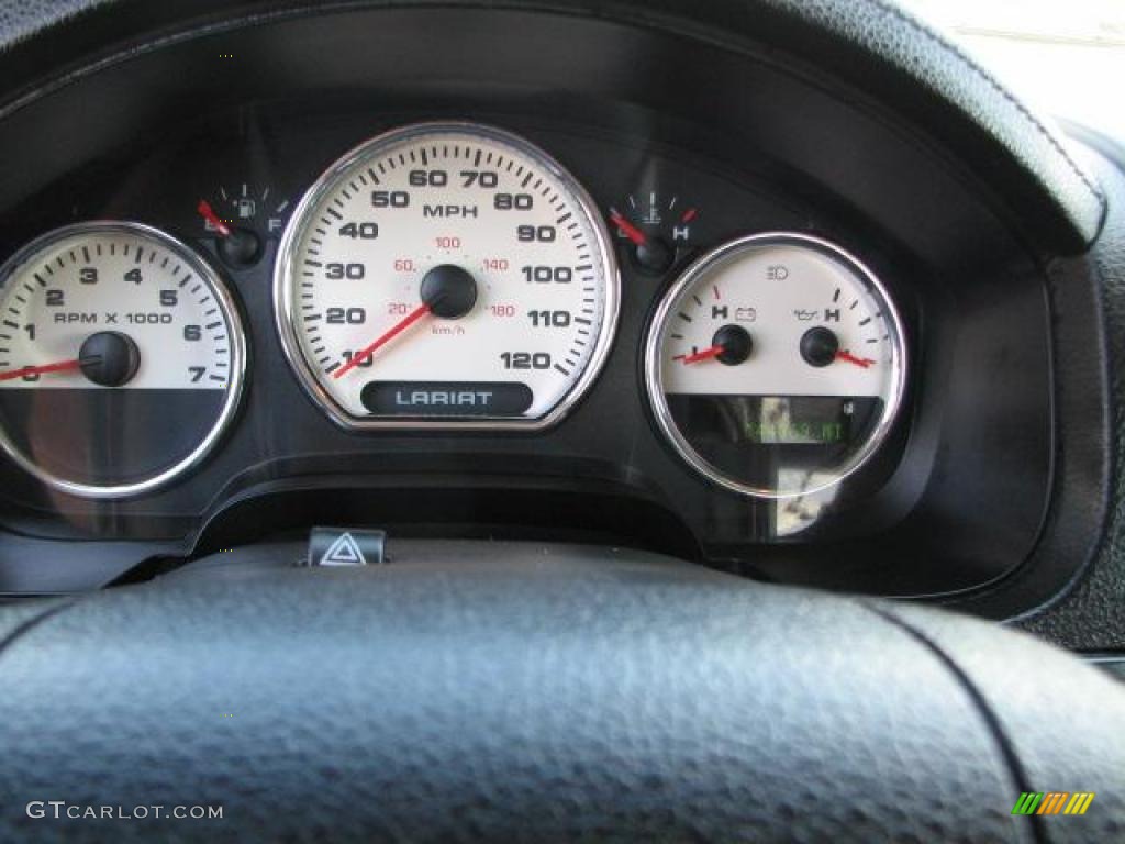 2004 F150 Lariat SuperCab - Black / Black photo #21