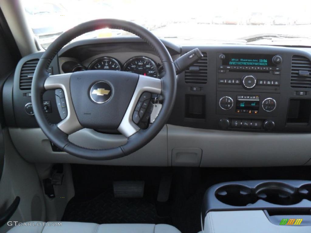 2011 Silverado 1500 LT Crew Cab - Sheer Silver Metallic / Light Titanium/Ebony photo #15