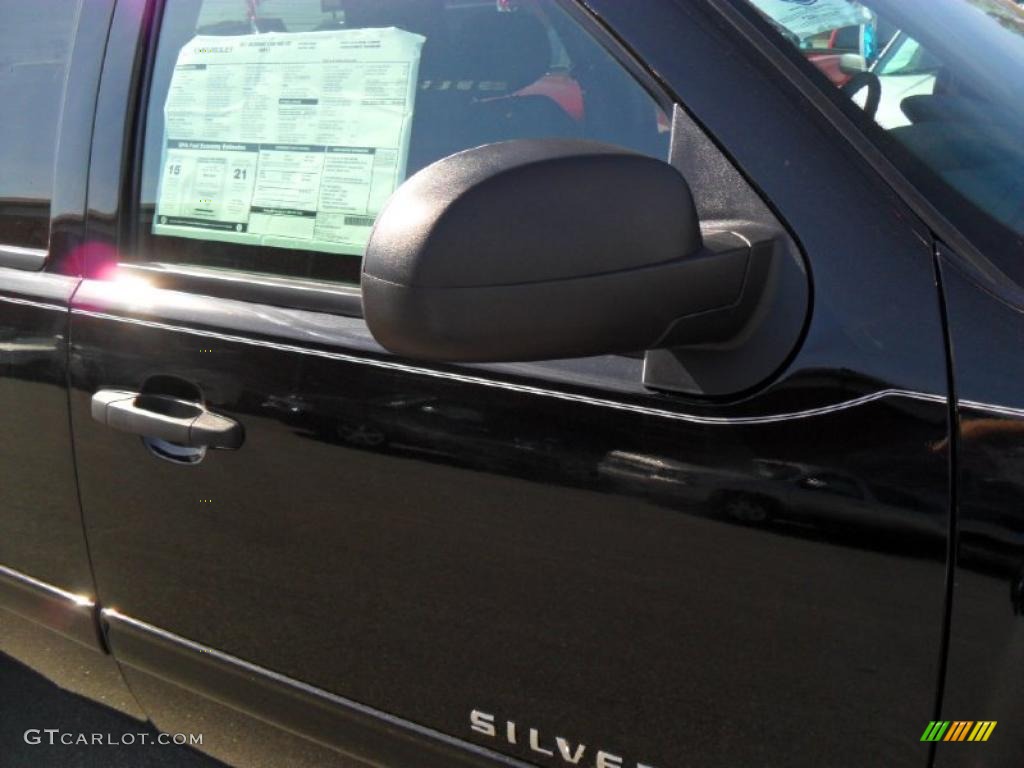 2011 Silverado 1500 LT Extended Cab 4x4 - Black / Ebony photo #22
