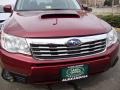 2009 Camellia Red Pearl Subaru Forester 2.5 XT  photo #12