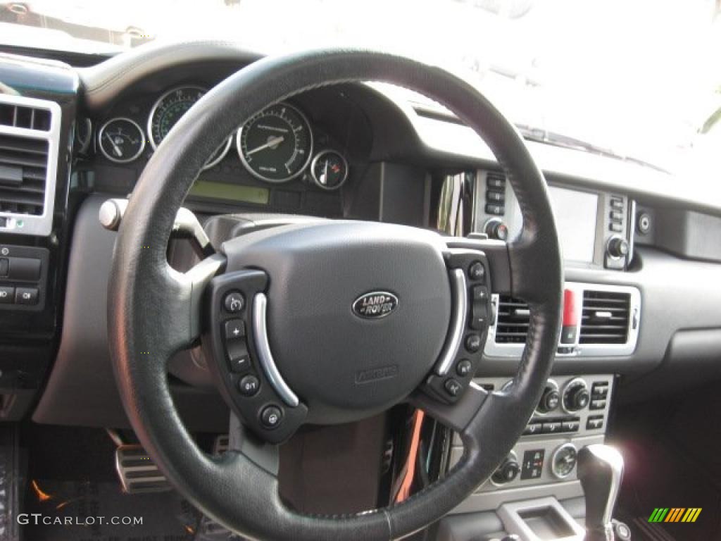 2006 Range Rover Supercharged - Zambezi Silver Metallic / Jet Black/Jet photo #10