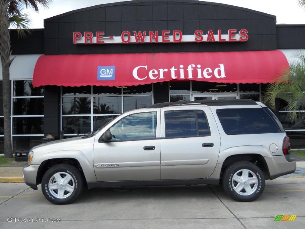 2003 TrailBlazer EXT LS - Light Pewter Metallic / Dark Pewter photo #1