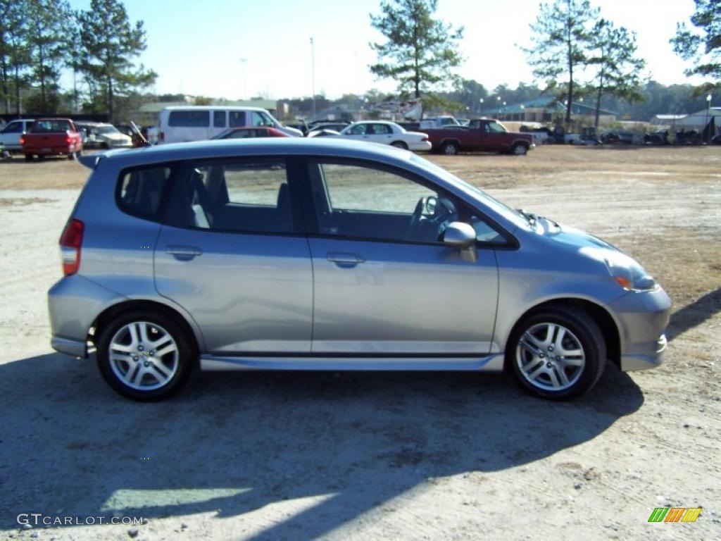 2008 Fit Sport - Storm Silver Metallic / Black/Grey photo #4