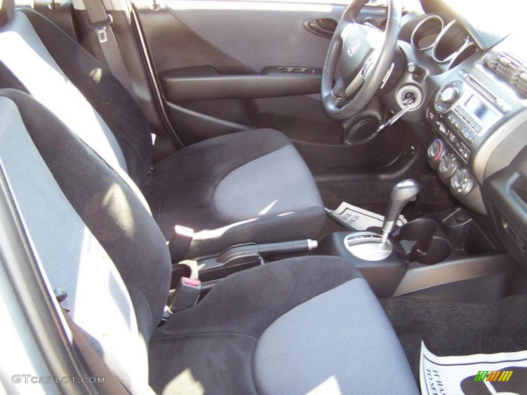 2008 Fit Sport - Storm Silver Metallic / Black/Grey photo #15