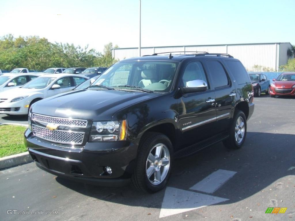 2011 Tahoe LTZ - Black Granite Metallic / Light Titanium/Dark Titanium photo #1