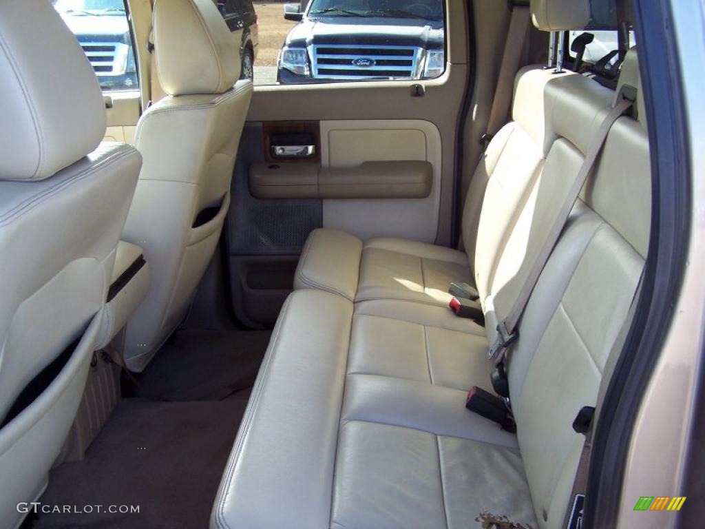 2004 F150 Lariat SuperCrew 4x4 - Arizona Beige Metallic / Tan photo #19