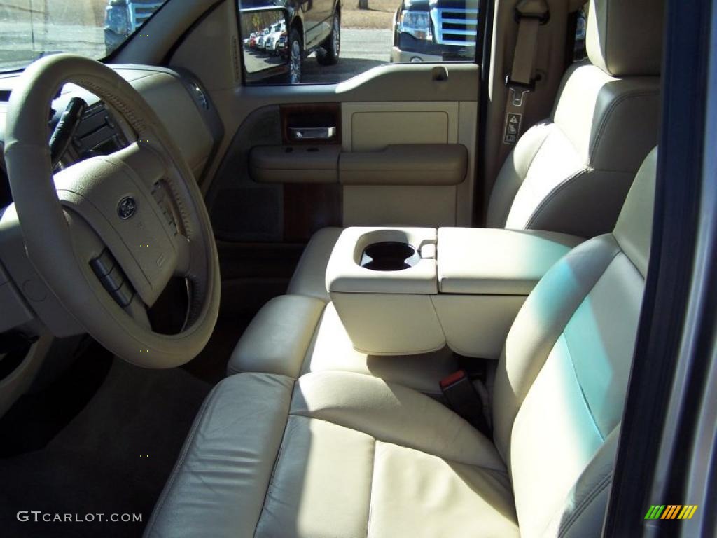 2004 F150 Lariat SuperCrew 4x4 - Arizona Beige Metallic / Tan photo #20