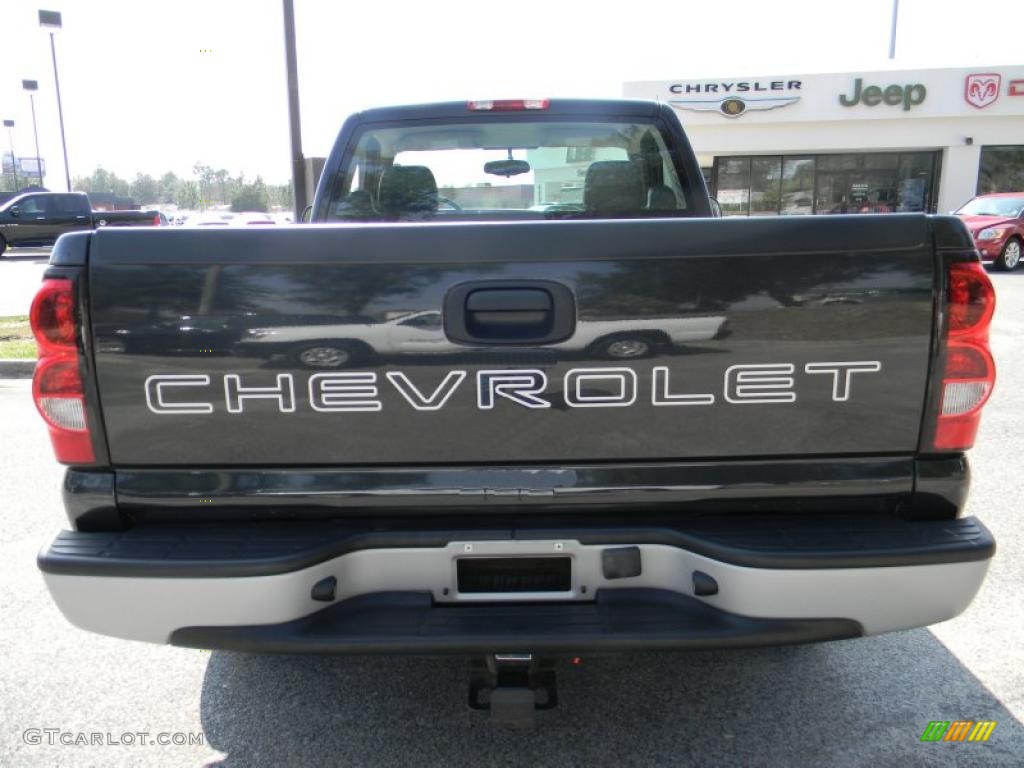 2005 Silverado 1500 Regular Cab - Dark Blue Metallic / Dark Charcoal photo #4