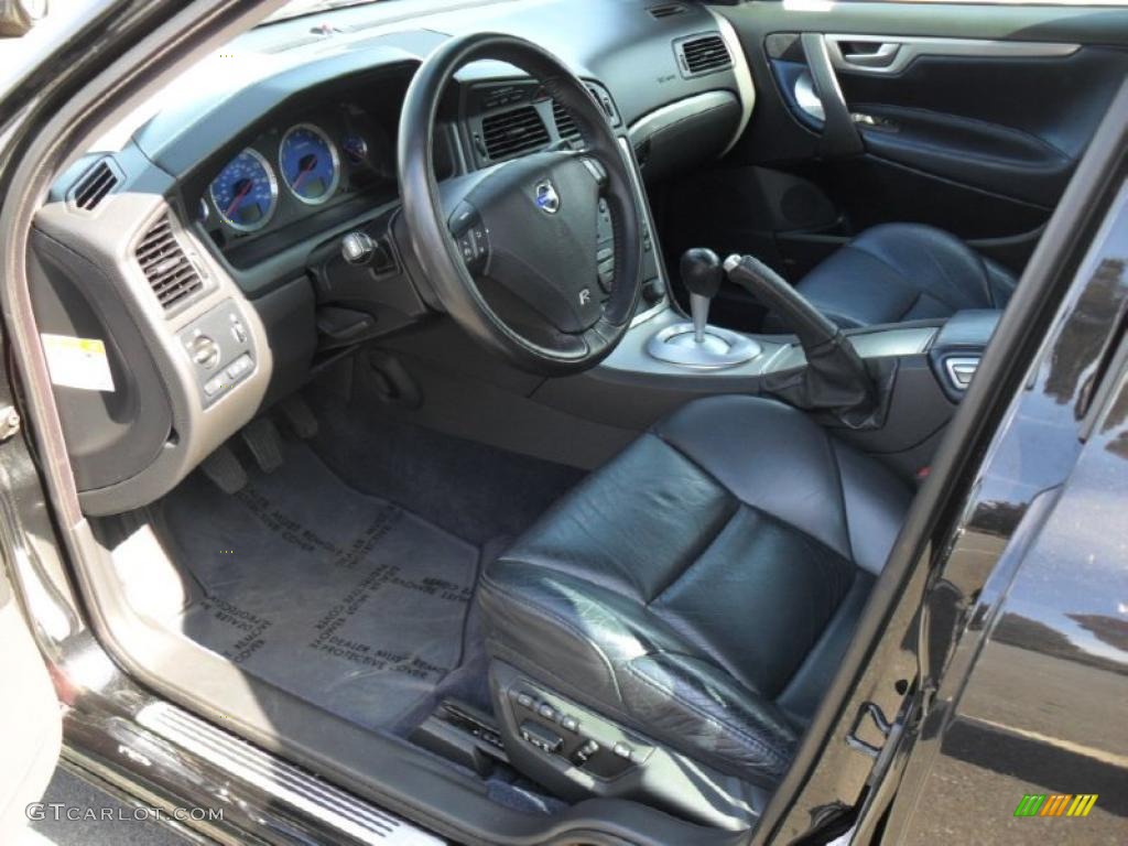 R Nordkap Black/Blue Metallic Interior 2005 Volvo S60 R AWD Photo #45842588