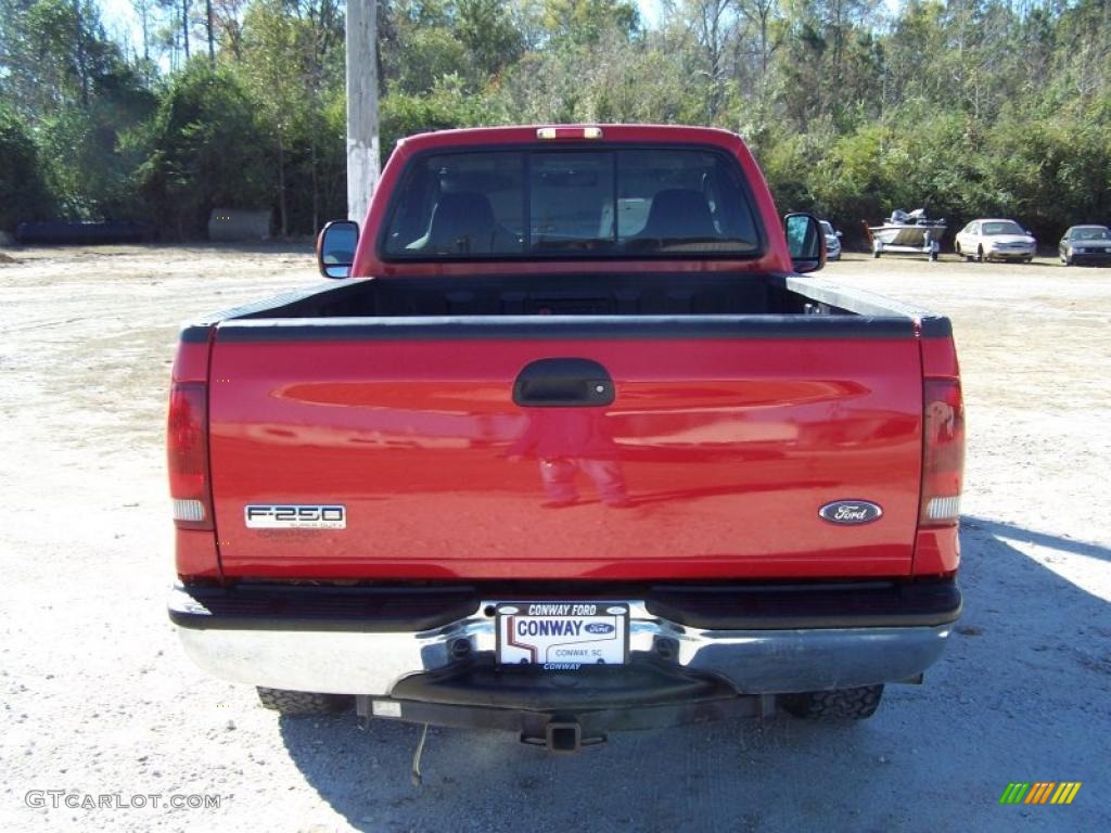 2006 F250 Super Duty FX4 Regular Cab 4x4 - Red Clearcoat / Medium Flint photo #6