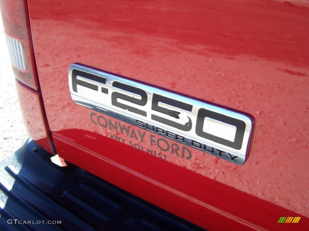 2006 F250 Super Duty FX4 Regular Cab 4x4 - Red Clearcoat / Medium Flint photo #13