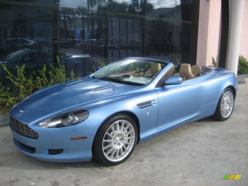 Glacial Blue 2008 Aston Martin DB9 Volante Exterior Photo #45844140