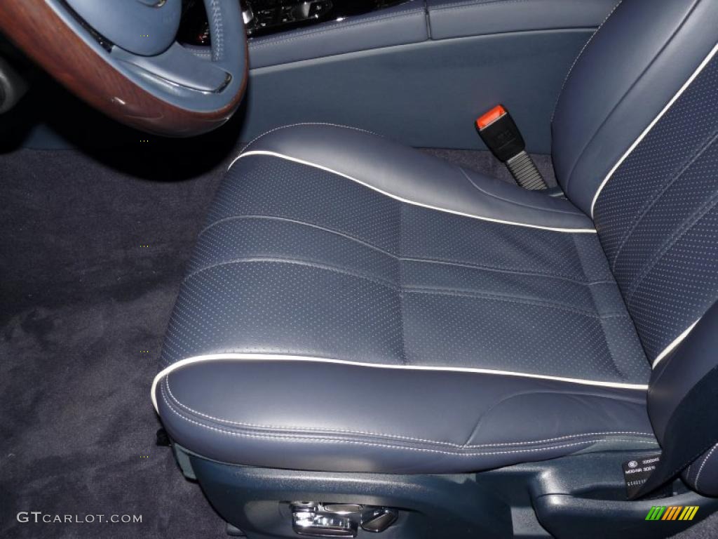 Navy Blue/Ivory Interior 2011 Jaguar XJ XJL Supercharged Photo #45844788