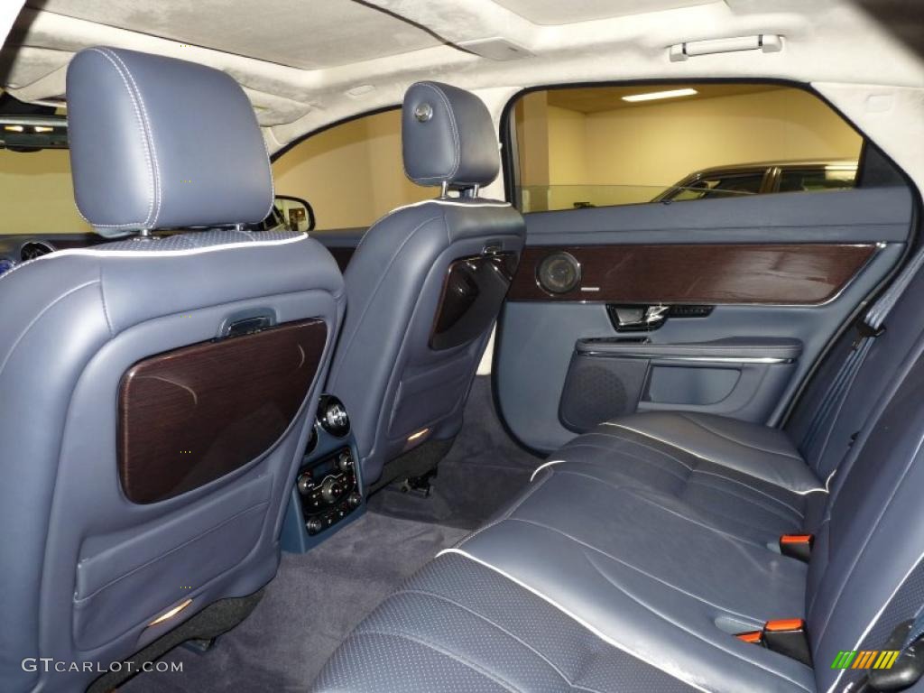 Navy Blue/Ivory Interior 2011 Jaguar XJ XJL Supercharged Photo #45844800
