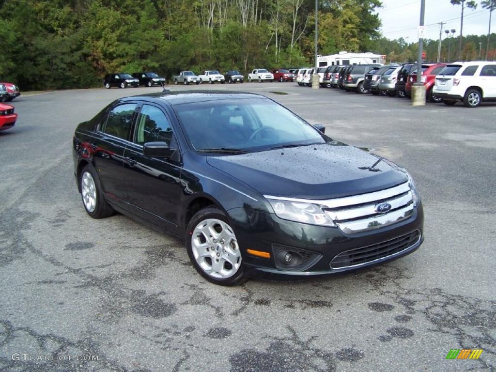 2010 Fusion SE - Atlantis Green Metallic / Charcoal Black photo #3