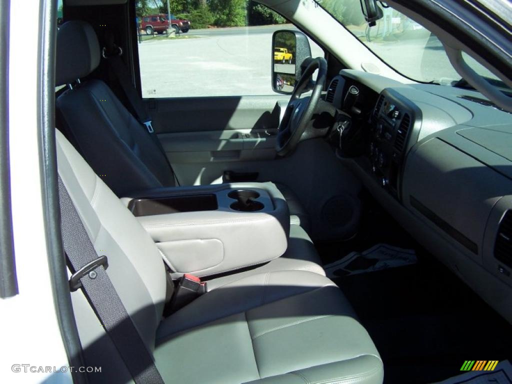 2008 Silverado 1500 LT Regular Cab - Summit White / Light Titanium/Dark Titanium photo #15