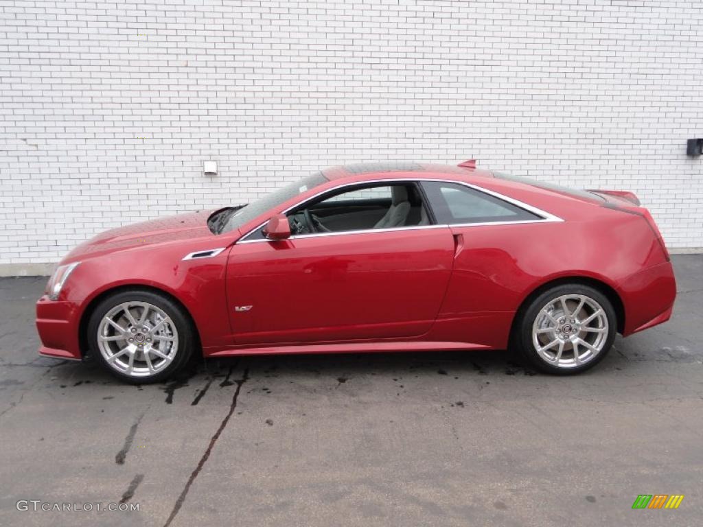 Crystal Red Tintcoat 2011 Cadillac CTS -V Coupe Exterior Photo #45848028