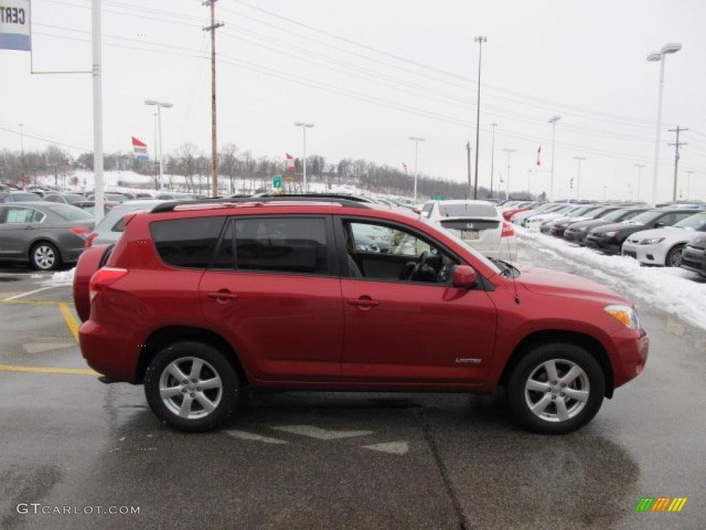 2008 RAV4 Limited 4WD - Barcelona Red Pearl / Taupe photo #7