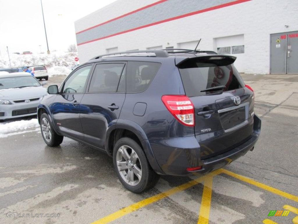 2009 RAV4 Sport V6 4WD - Elusive Blue Metallic / Dark Charcoal photo #5