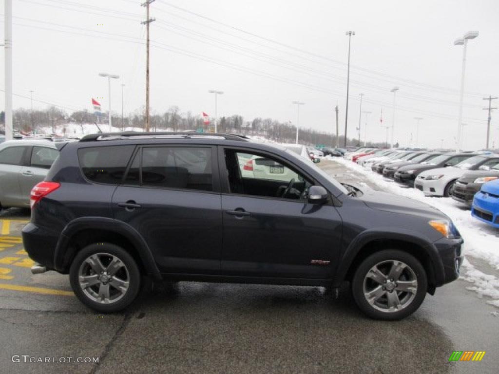 2009 RAV4 Sport V6 4WD - Elusive Blue Metallic / Dark Charcoal photo #8