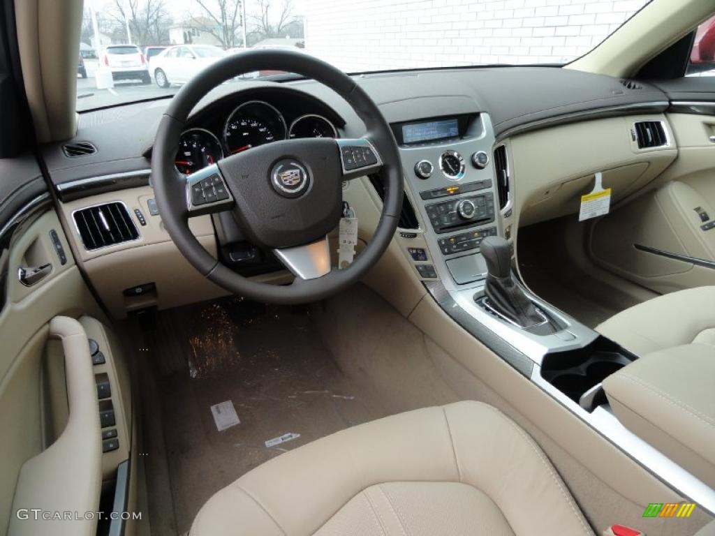 Cashmere/Cocoa Interior 2011 Cadillac CTS 3.6 Sedan Photo #45849084