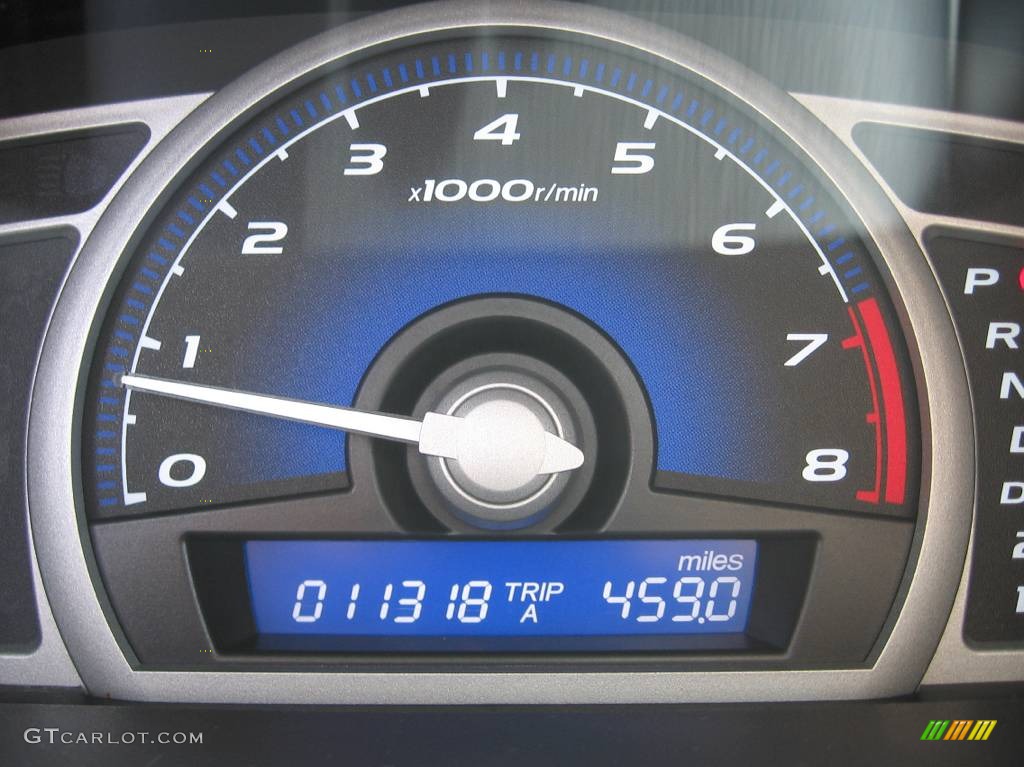 2008 Civic EX-L Coupe - Rallye Red / Black photo #12