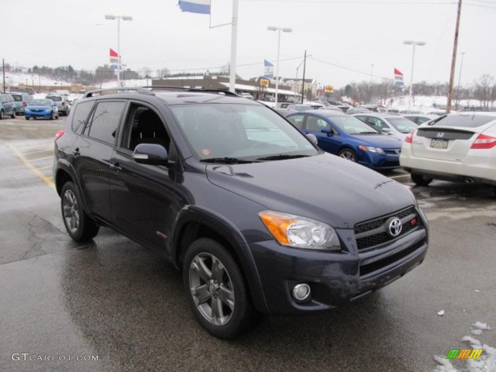 2009 RAV4 Sport V6 4WD - Elusive Blue Metallic / Dark Charcoal photo #9