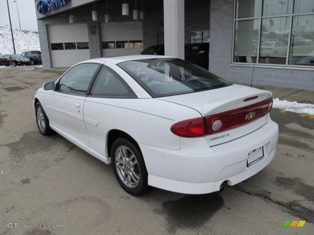 2004 Cavalier LS Sport Coupe - Summit White / Graphite photo #6