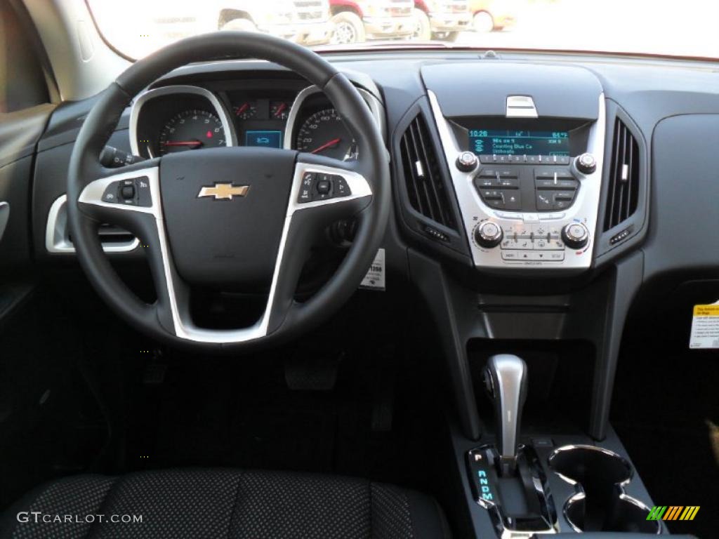 2011 Chevrolet Equinox LT Jet Black Dashboard Photo #45849697