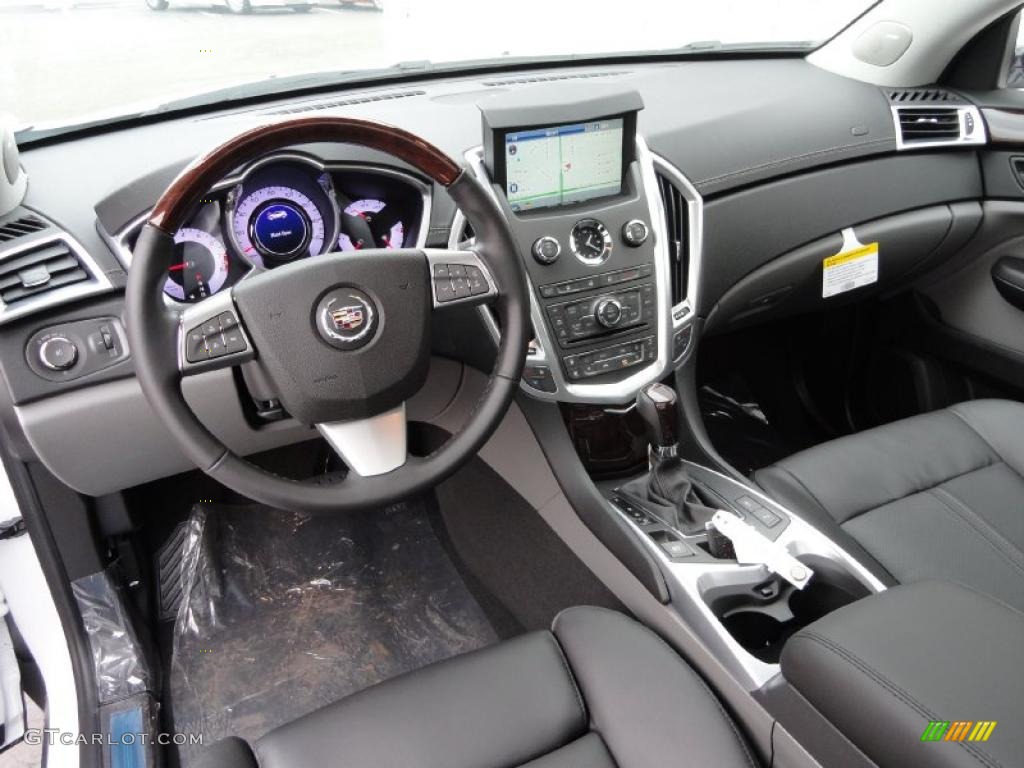 Ebony/Titanium Interior 2011 Cadillac SRX 4 V6 AWD Photo #45850625
