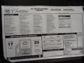 2011 Cadillac SRX 4 V6 AWD Window Sticker